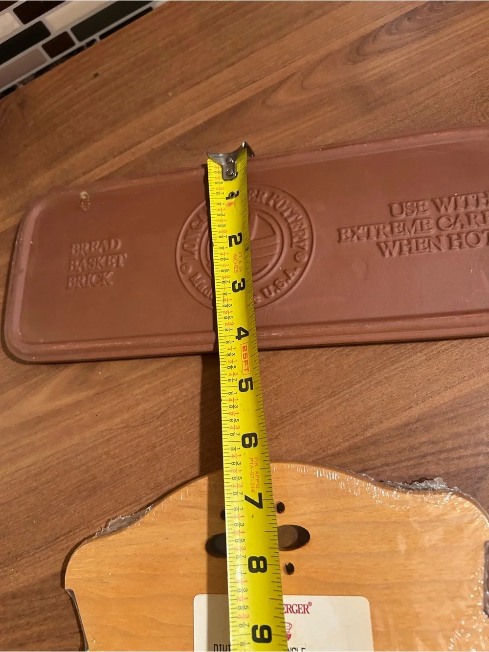 Longaberger Bread Basket Brick & Divider